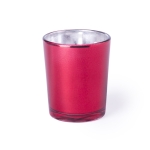 Vela aromática em recipiente de vidro vários aromas e cores Cosy cor vermelho primeira vista