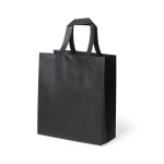 Saco non-woven brilhante resistente 15 kg 110 g/m2 Stronger Glossy cor preto primeira vista