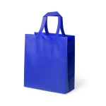 Saco non-woven brilhante resistente 15 kg 110 g/m2 Stronger Glossy cor azul primeira vista