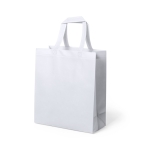 Saco non-woven brilhante resistente 15 kg 110 g/m2 Stronger Glossy cor branco primeira vista