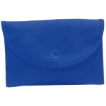 Saco dobrável em non-woven com logo 90 g/m2 cor azul