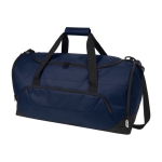 Mala de viagem personalizada de plástico reciclado colorida Sport cor azul-marinho