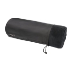 Manta de tecido polar rPET muito macia com bolsa de 240 g/m2 Soft cor preto