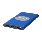 Powerbank com indicador de bateria Powercard 8.000 mAh Chargepad Pro cor azul real segunda vista