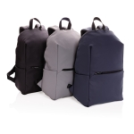 Mochila minimalista de estilo moderno para portátil de 15,6'' Minimal cor preto vista geral