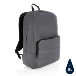 Mochila eco para portátil de 15,6'' com certificação AWARE Pocket cor cinzento