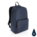 Mochila eco para portátil de 15,6'' com certificação AWARE Pocket cor azul-marinho