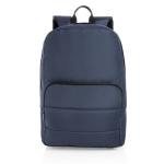 Mochila eco para portátil de 15,6'' com certificação AWARE Pocket cor azul-marinho segunda vista