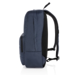 Mochila eco para portátil de 15,6'' com certificação AWARE Pocket cor azul-marinho quinta vista