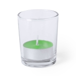 Vela com diferentes aromas com porta-velas em forma de copo Balm cor verde primeira vista