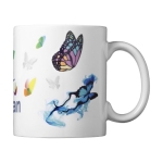 Caneca para sublimar branca apta para lava-louça 330ml Sublim White cor branco