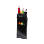 6 cores em caixa personalizável chamativa cor preto primeira vista