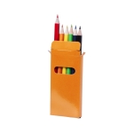 6 cores em caixa personalizável chamativa cor cor-de-laranja primeira vista