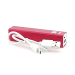 Power banks personalizados em cores ousadas de 2.200 mAh Colors cor vermelho sexta vista