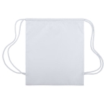 Saco-mochila de cordão grosso e cores alegres Resistant Strings cor branco