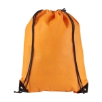 Mochila de cordas sem tecelagem 80 g/m2 cor cor-de-laranja