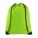 Mochila de cordas sem tecelagem 80 g/m2 cor verde-lima