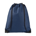 Mochila de cordas sem tecelagem 80 g/m2 cor azul-marinho