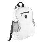 Mochila com diferentes compartimentos cor branco