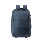 Mochila-trolley de poliéster para portátil de 15'' com USB Genius cor azul-marinho primeira vista