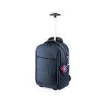 Mochila-trolley de poliéster para portátil de 15'' com USB Genius cor azul-marinho segunda vista