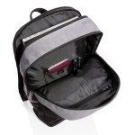 Mochila de tecido duradouro com RFID e USB para portátil de 15,6'' Smart cor preto nona vista