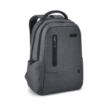 Mochila impermeável para portátil de 17'' com porta USB Workflow cor cinzento-escuro