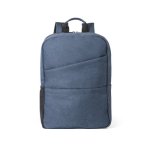 Mochila para portátil de 15,6'' com bolsos acolchoados Dynamic cor azul primeira vista