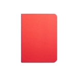 Bloco de notas coloridas de papel reciclado, folhas B7 pautadas Basic cor vermelho primeira vista