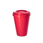 Copo para levar personalizado de cor chamativa 430ml FullColor cor vermelho