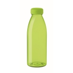 Garrafas de rPET publicitárias antifugas sem BPA 550ml rPET Spring cor verde-lima transparente