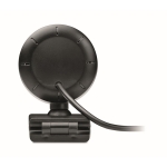 Webcam com microfone e anel luminoso cor preto sétima vista