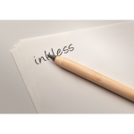 Lápis personalizado ''infinito'' cor madeira vista fotografia segunda vista