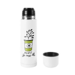 Termo especial para impressão por sublimação 500ml Lifestyle Sublim cor branco imagem com logo