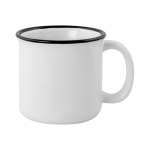 Caneca Vintage Economy 280ml cor branco segunda vista