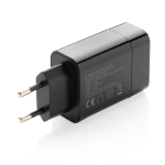 Adaptador de parede Philips de 30 W para carregamento ultrarrápido cor preto segunda vista