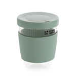 Copo takeaway personalizável de borossilicato e 360ml Ukiyo cor verde menta vista principal