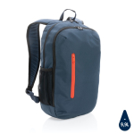 Mochila personalizada com detalhe colorido para PC de 15'' Colorzip cor azul-marinho