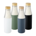 Garrafa térmica de elegante design bicolor 540ml Térmica Urban cor azul petróleo segunda vista várias cores