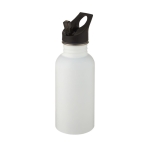 Garrafa de aço com bocal, desportiva, acabamento mate 500ml Match cor branco