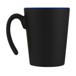 Chávena bicolor com pega original cor azul segunda vista traseira