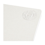 Caderno sem lombada reciclada cor branco-sujo vista detalhe 1