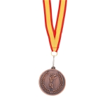 Medalha metálica motivo olímpico primeira vista