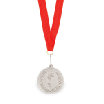 Medalha metálica motivo olímpico primeira vista