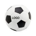 Bola personalizável de design retro em várias cores Futebol Patch cor preto