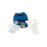 Kit de emergência com vários acessórios cor azul quarta vista