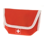 Kit de emergência com vários acessórios cor vermelho
