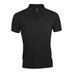 Polos corporativos de poliester e algodão 200 g/m2 SOL'S Prime Men cor preto