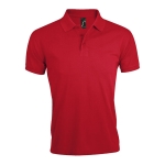 Polos corporativos de poliester e algodão 200 g/m2 SOL'S Prime Men cor vermelho quinta vista