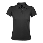 Polo para mulher, poliester e algodão resistente 200 g/m2 SOL'S Prime cor cinzento-escuro oitava vista